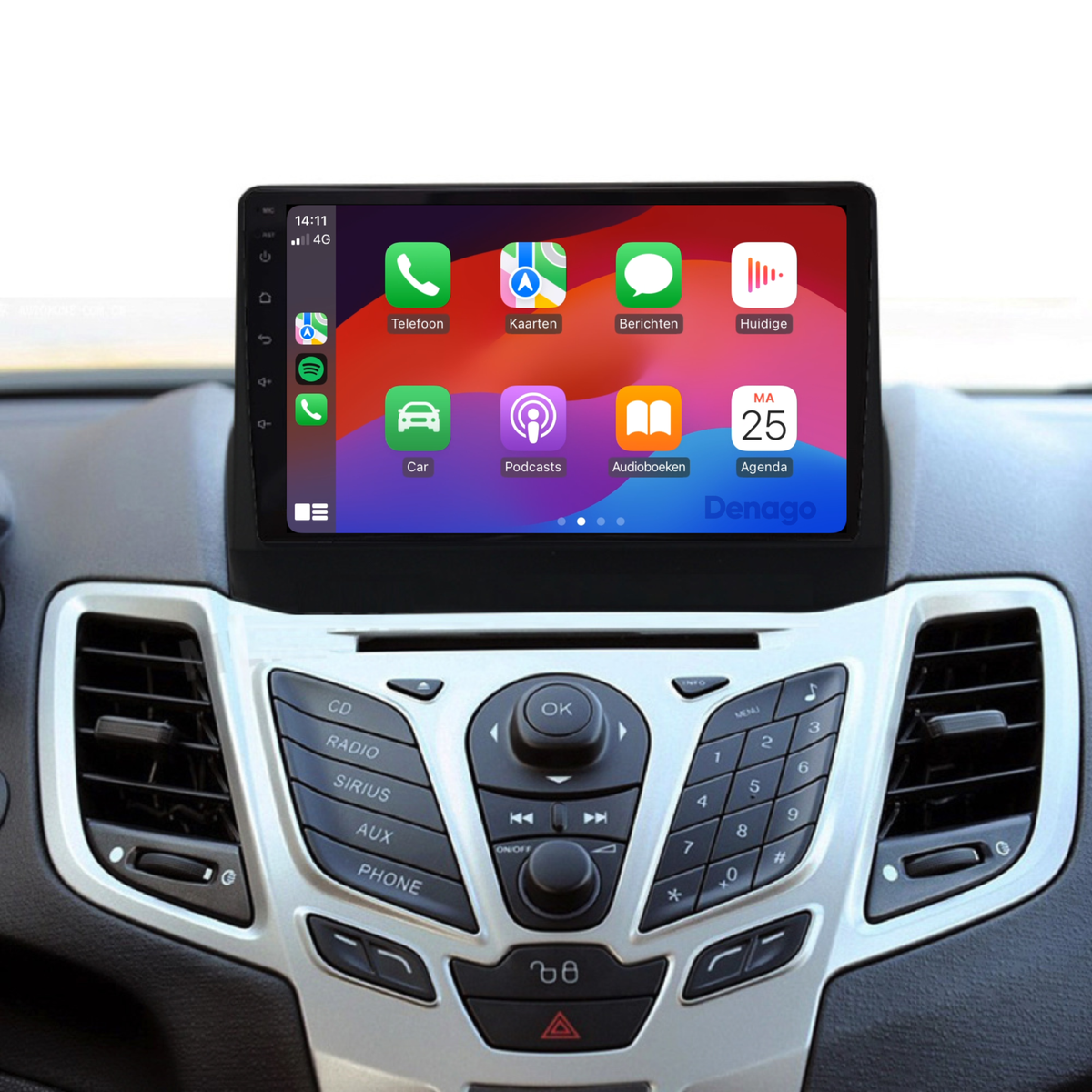 Denago DNG-A13 multimediasysteem voor Ford Fiesta (2009–2012), afbeelding 2