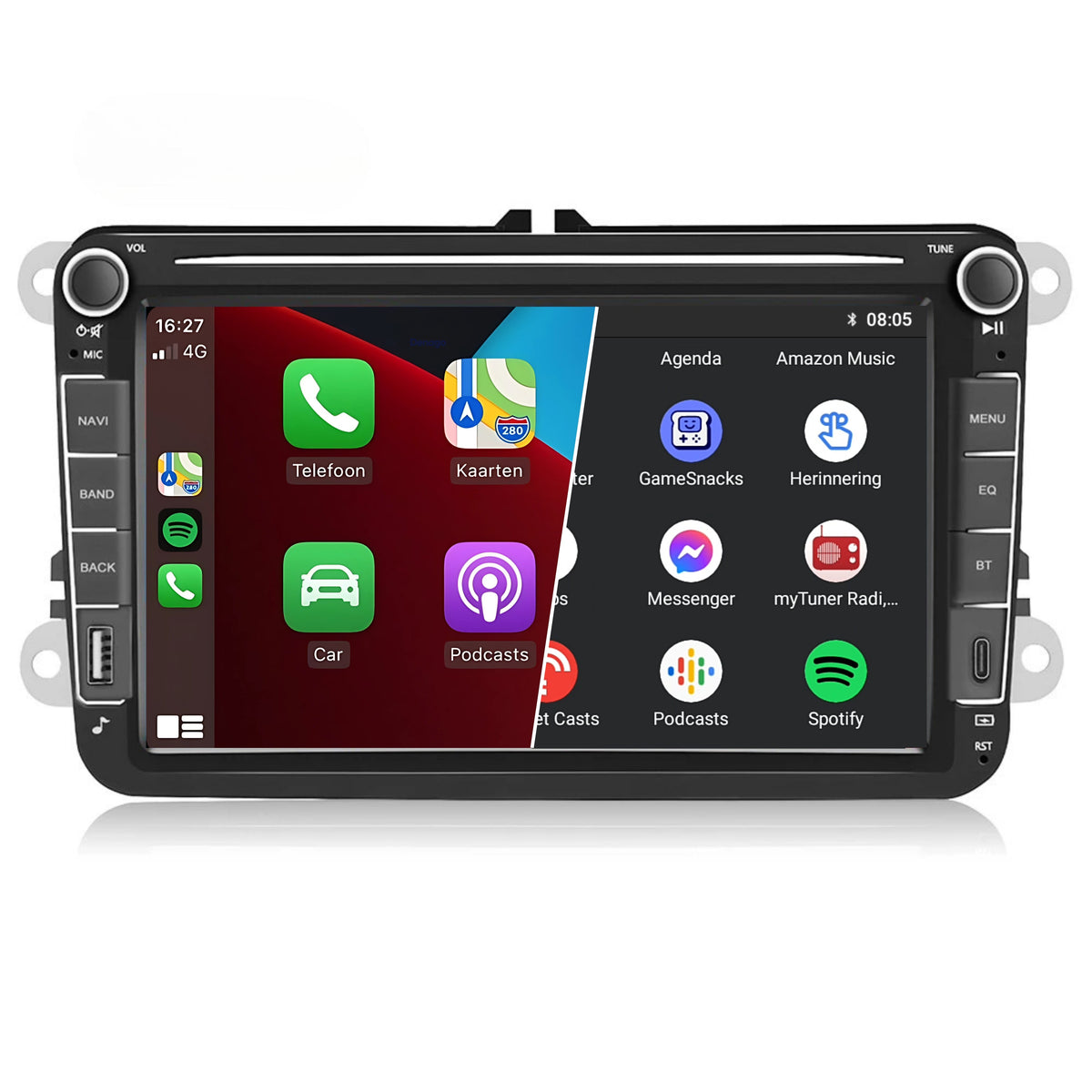 Denago DNG-1160SE multimediasysteem voor Seat Alhambra, Altea, Altea XL en meer (2004–2018)