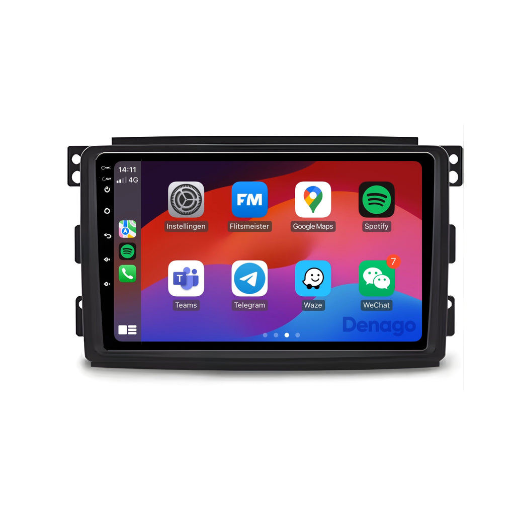 Denago DNG-A270 multimediasysteem voor Smart Fortwo (2009–2015)