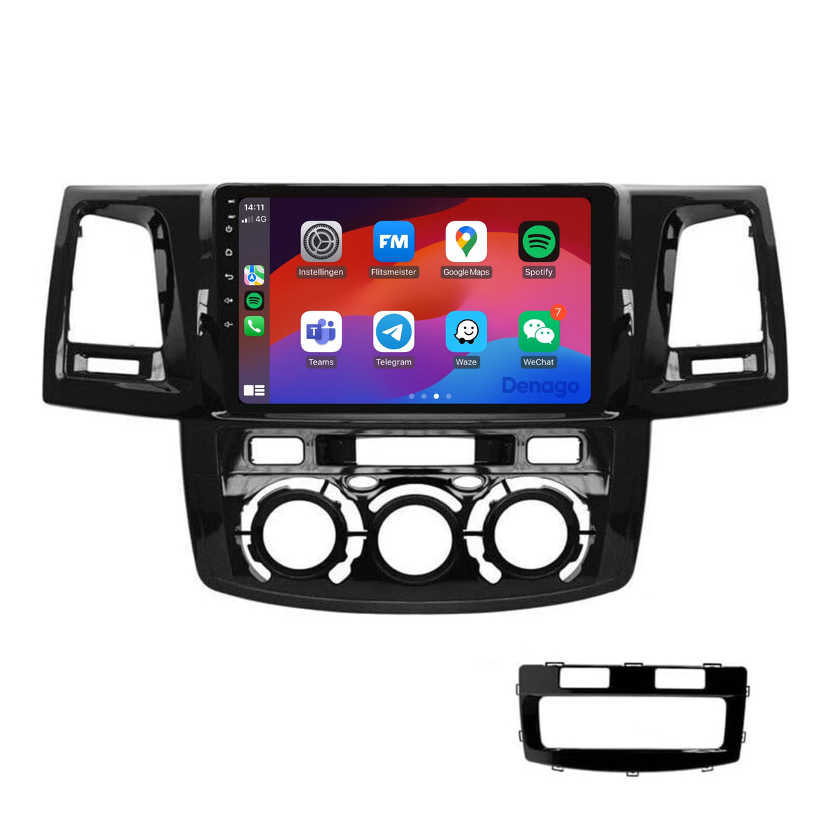 Denago DNG-A252 multimediasysteem voor Toyota Hilux (2008–2016)