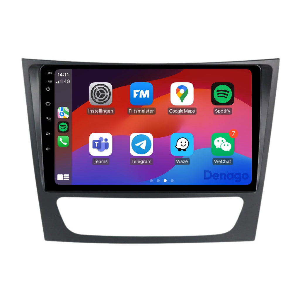 Denago DNG-A188 multimediasysteem voor Mercedes-Benz CLS W219, E-Klasse W211 en G-Klasse W463 (2002–2010)