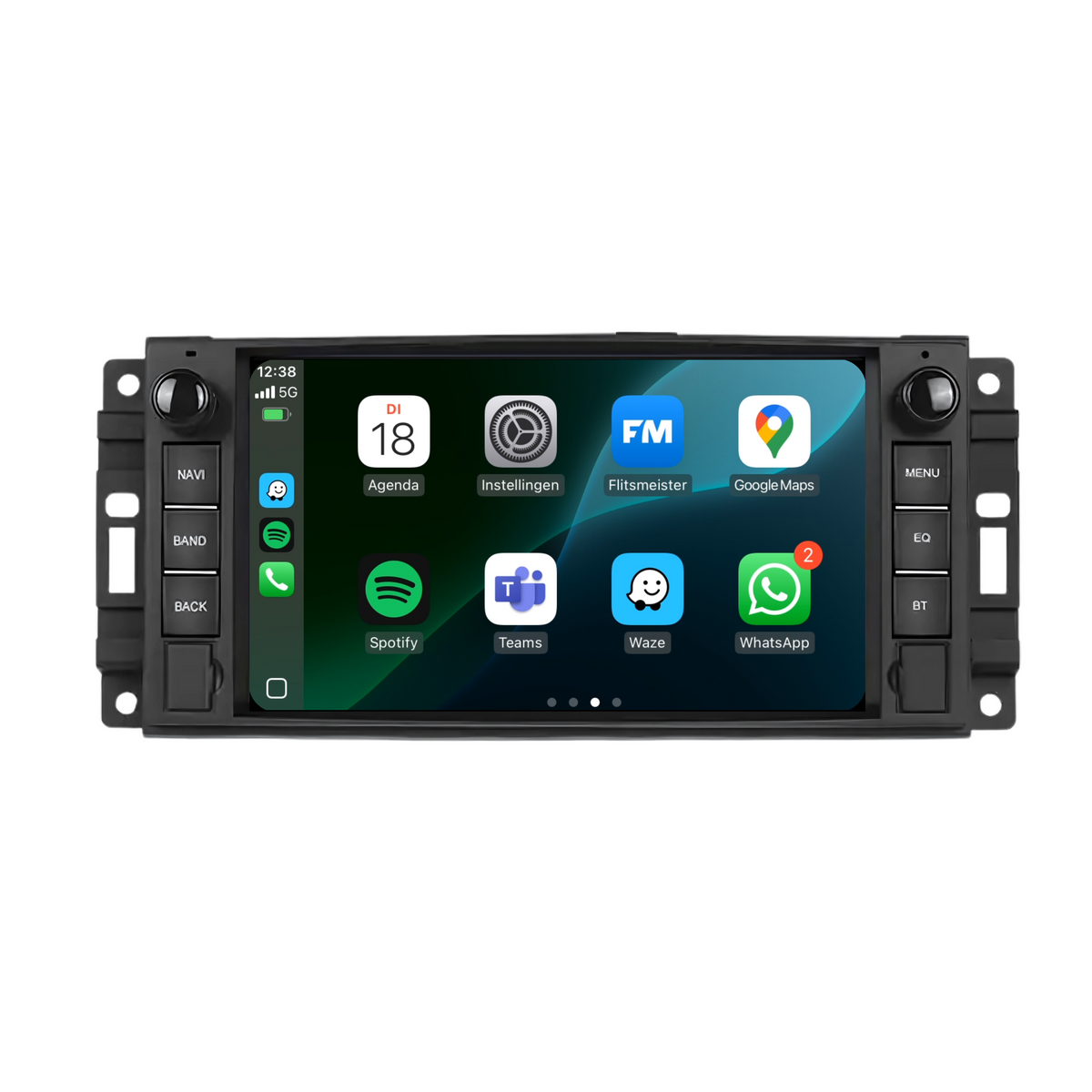 Denago DNG-2706 multimediasysteem voor Jeep Commander, Compass, Grand Cherokee en meer (2007–2018), afbeelding 3