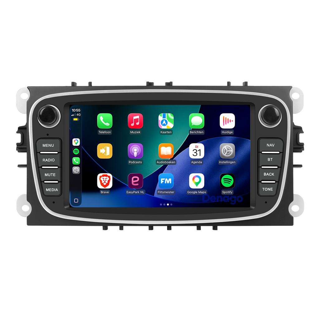 Denago DNG-67 multimediasysteem voor Ford Focus 2, Galaxy 2, Mondeo en meer (2007–2014)