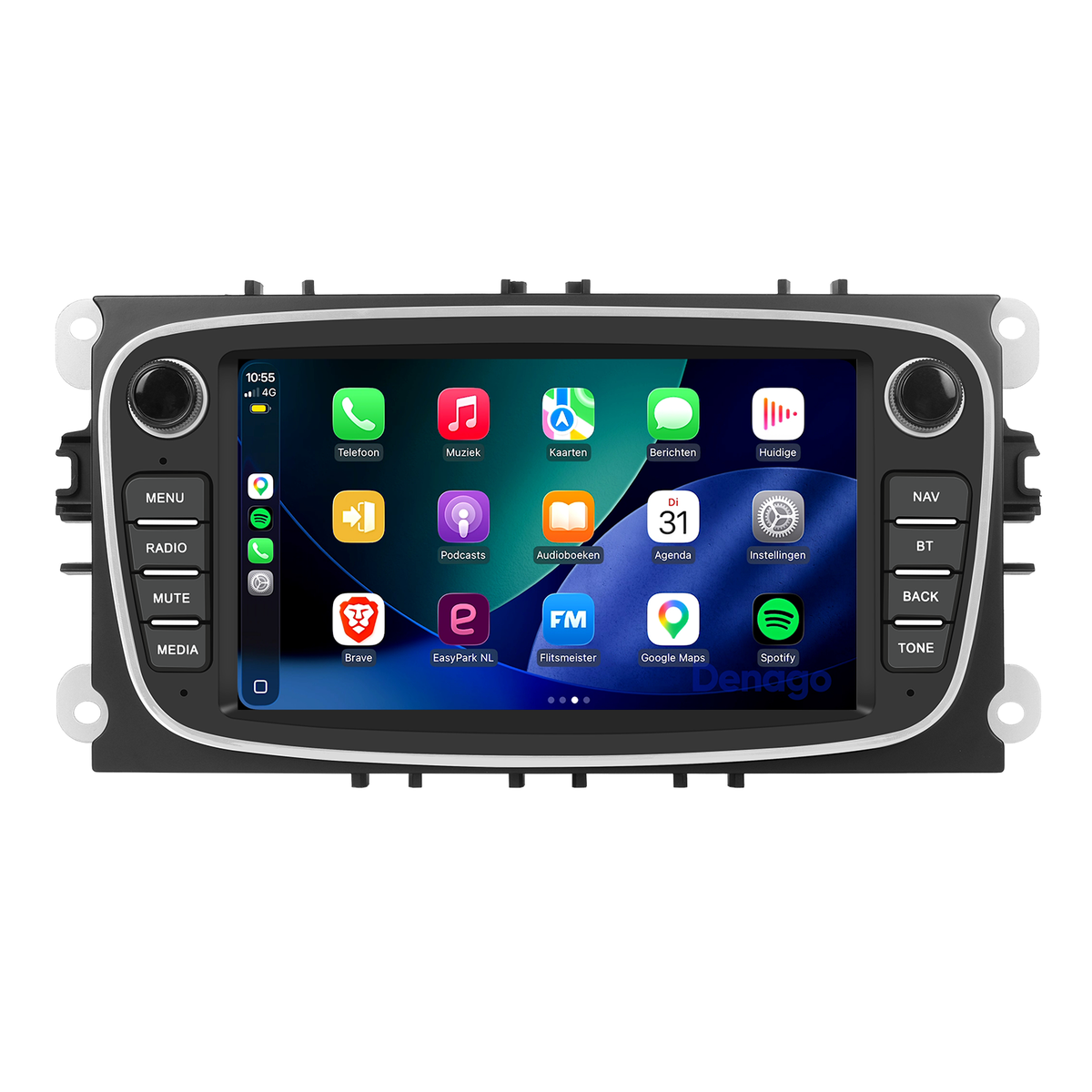 Denago DNG-67 multimediasysteem voor Ford Focus 2, Galaxy 2, Mondeo en meer (2007–2014)