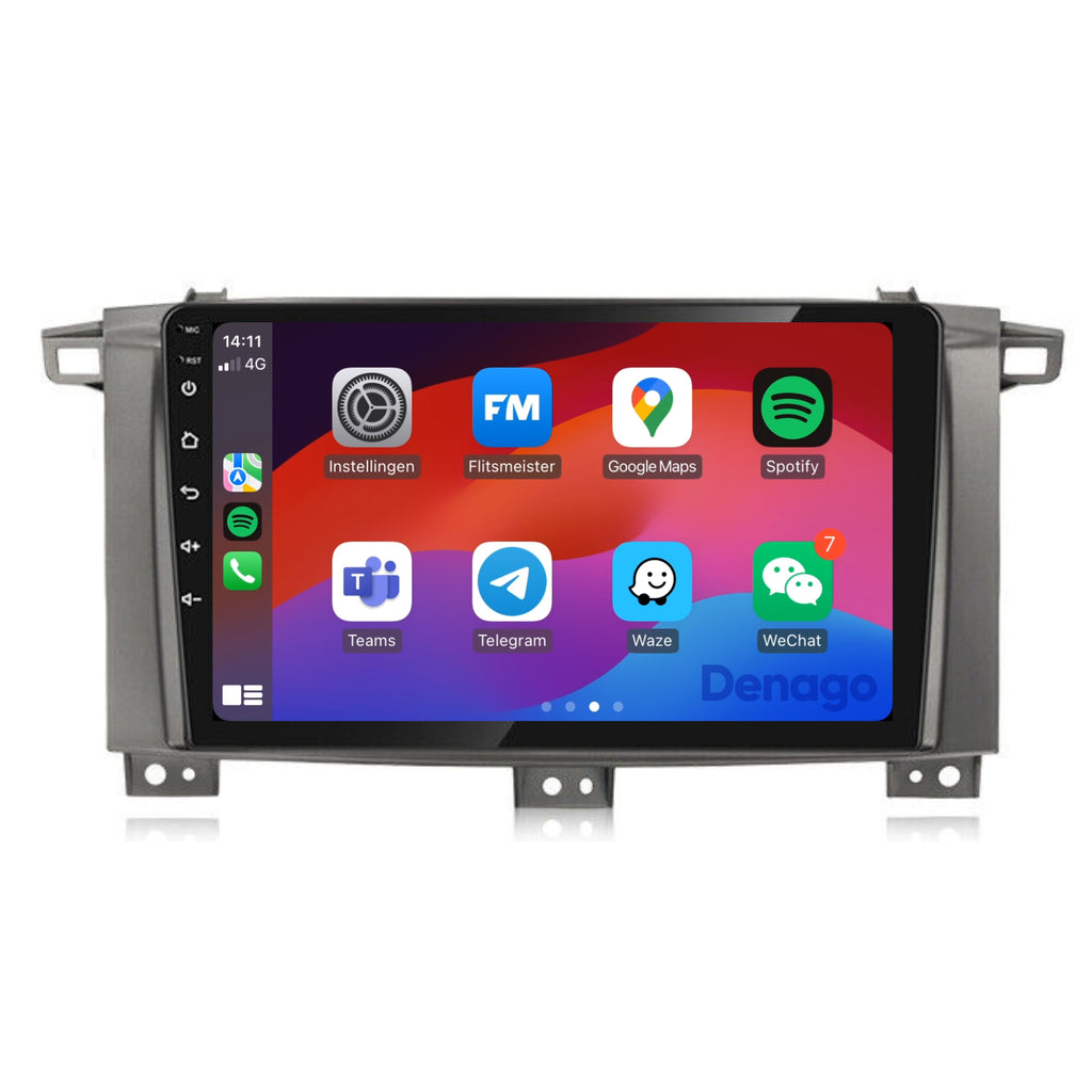 Denago DNG-A338 multimediasysteem voor Toyota Land Cruiser 100 (2005–2007)