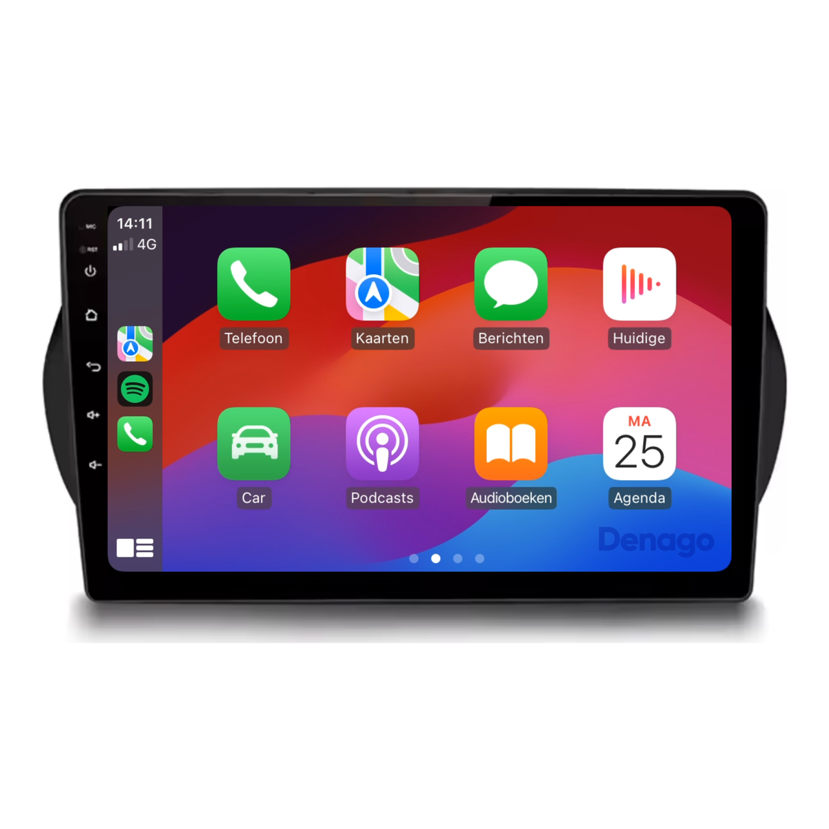 Denago DNG-A57 multimediasysteem voor Peugeot Bipper (2008–2019), afbeelding 4
