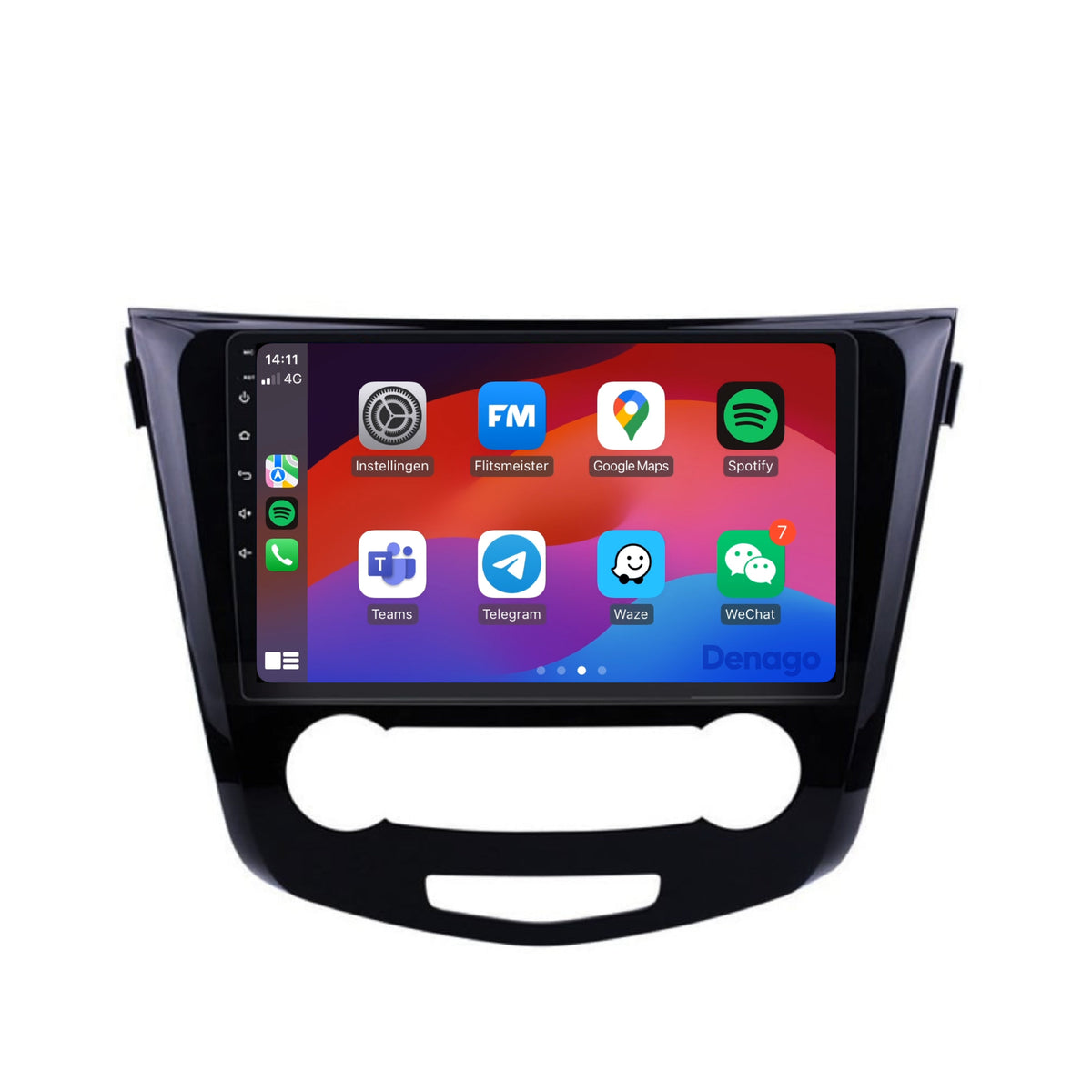 Denago DNG-A108 multimediasysteem voor Nissan Qashqai (2014–2021)