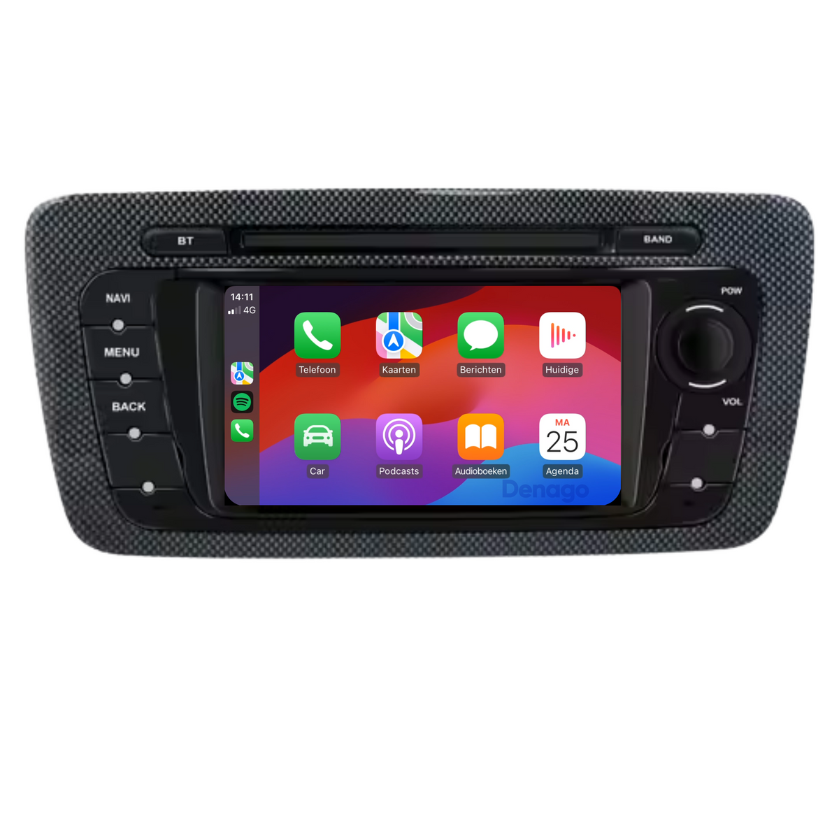 Denago DNG-1153 multimediasysteem voor Seat Ibiza (2008–2014), afbeelding 4