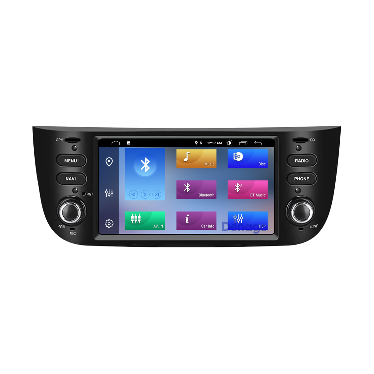 Denago DNG-2725 multimediasysteem voor Fiat Linea en Punto (2010–2016), afbeelding 4