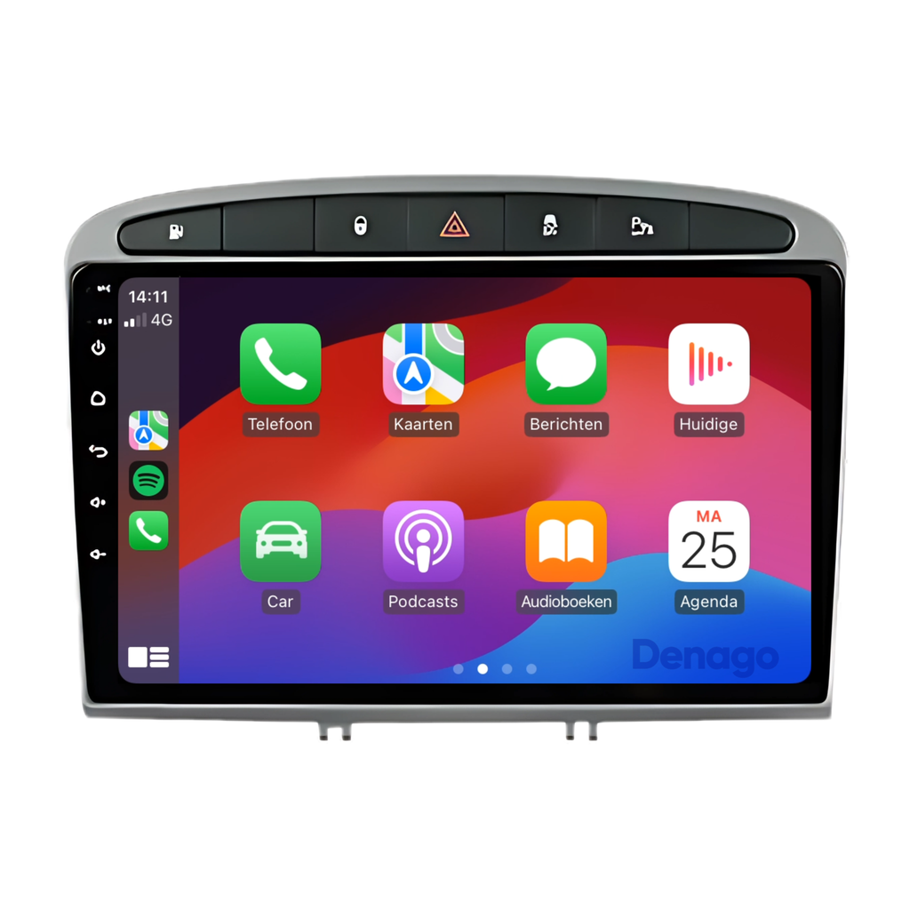 Denago DNG-A48 multimediasysteem voor Peugeot 308 en 408 (2007–2020), afbeelding 4