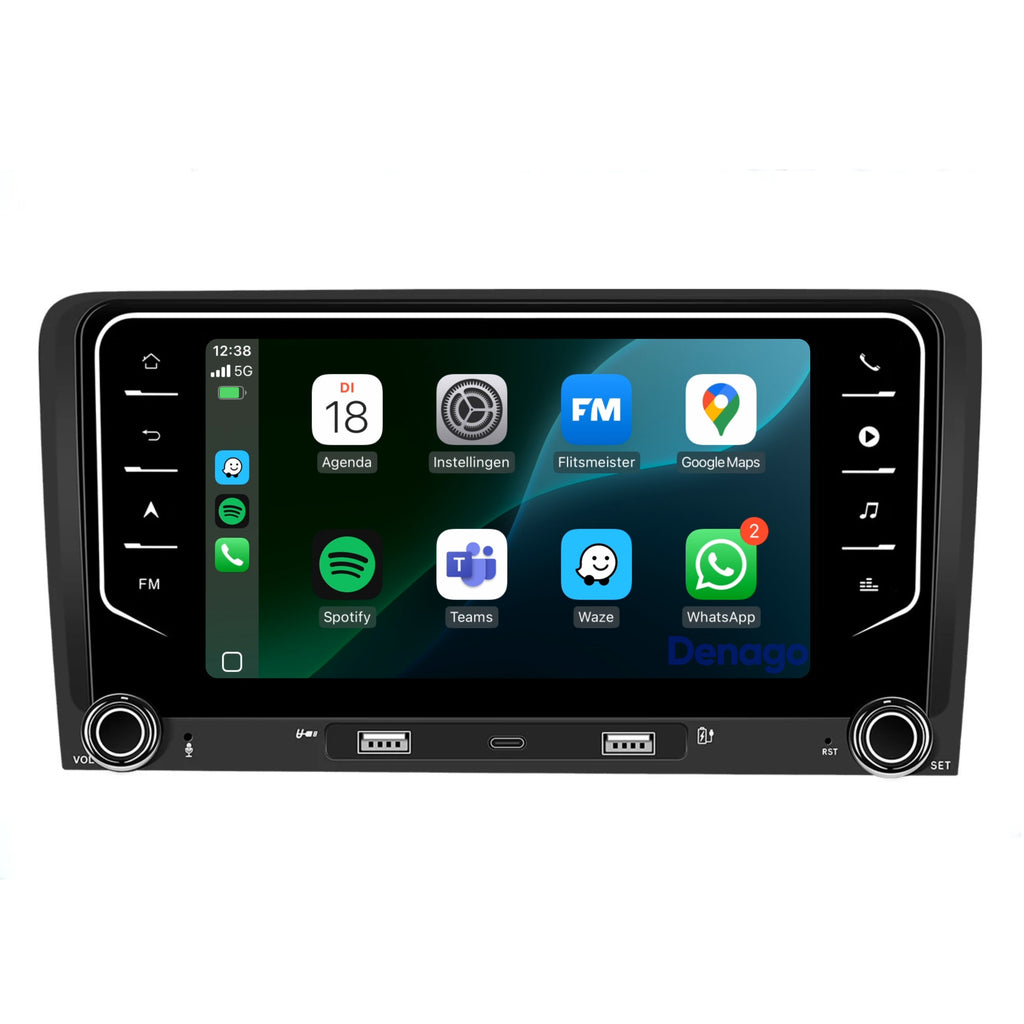 Denago DNG-1178 multimediasysteem voor Audi A3 (2004–2013), afbeelding 2