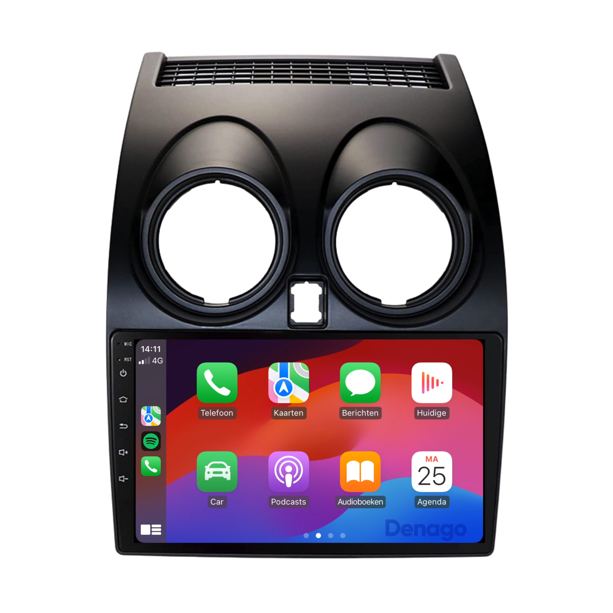Denago DNG-A28 multimediasysteem voor Nissan Qashqai (2007–2013), afbeelding 4