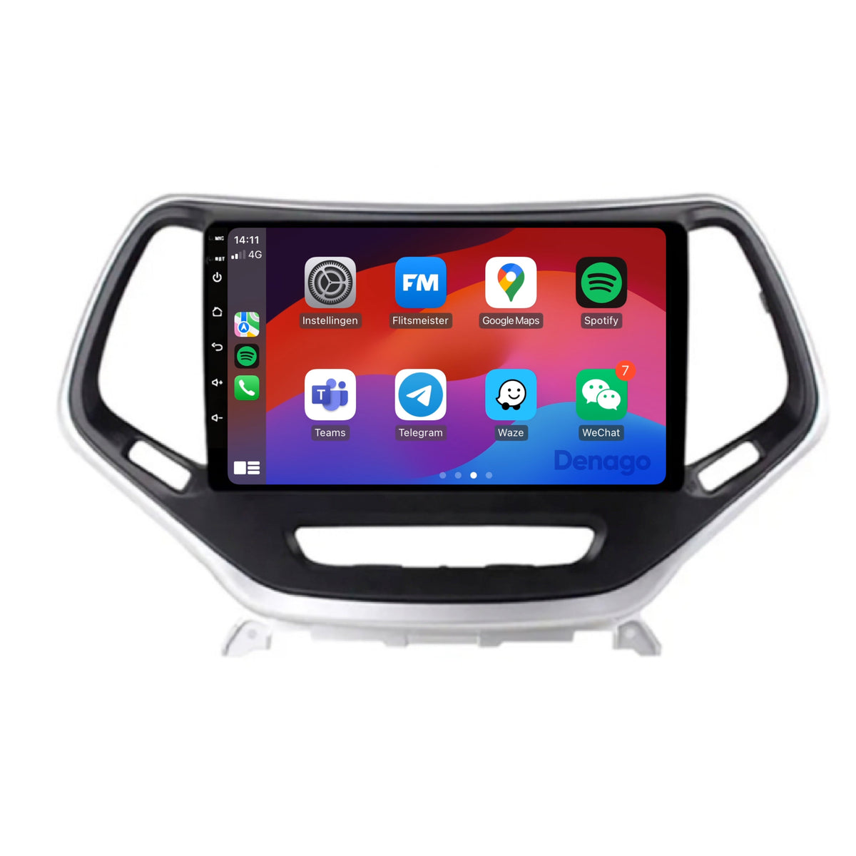 Denago DNG-A119 multimediasysteem voor Jeep Cherokee (2014–2018)