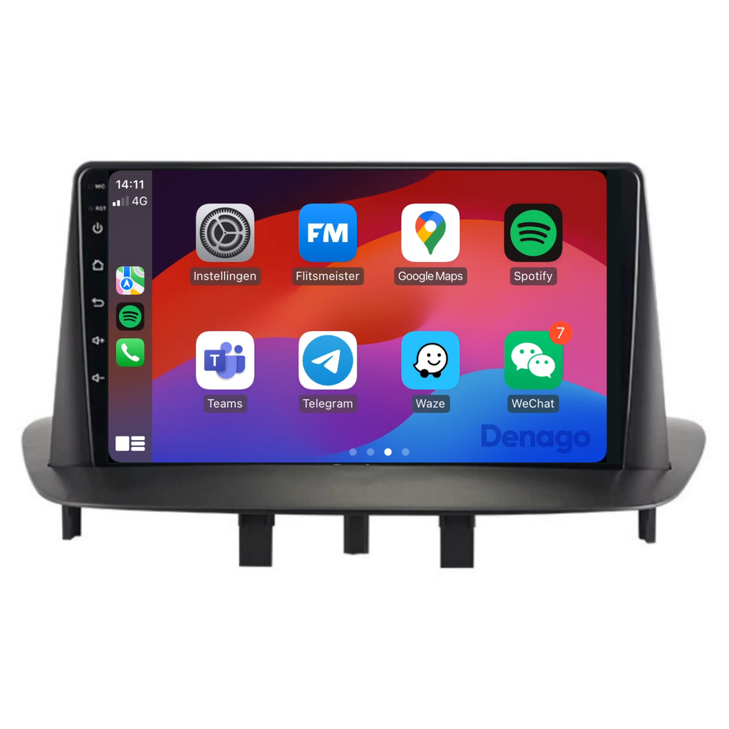 Denago DNG-A176 multimediasysteem voor Renault Mégane 3 (2008–2016)