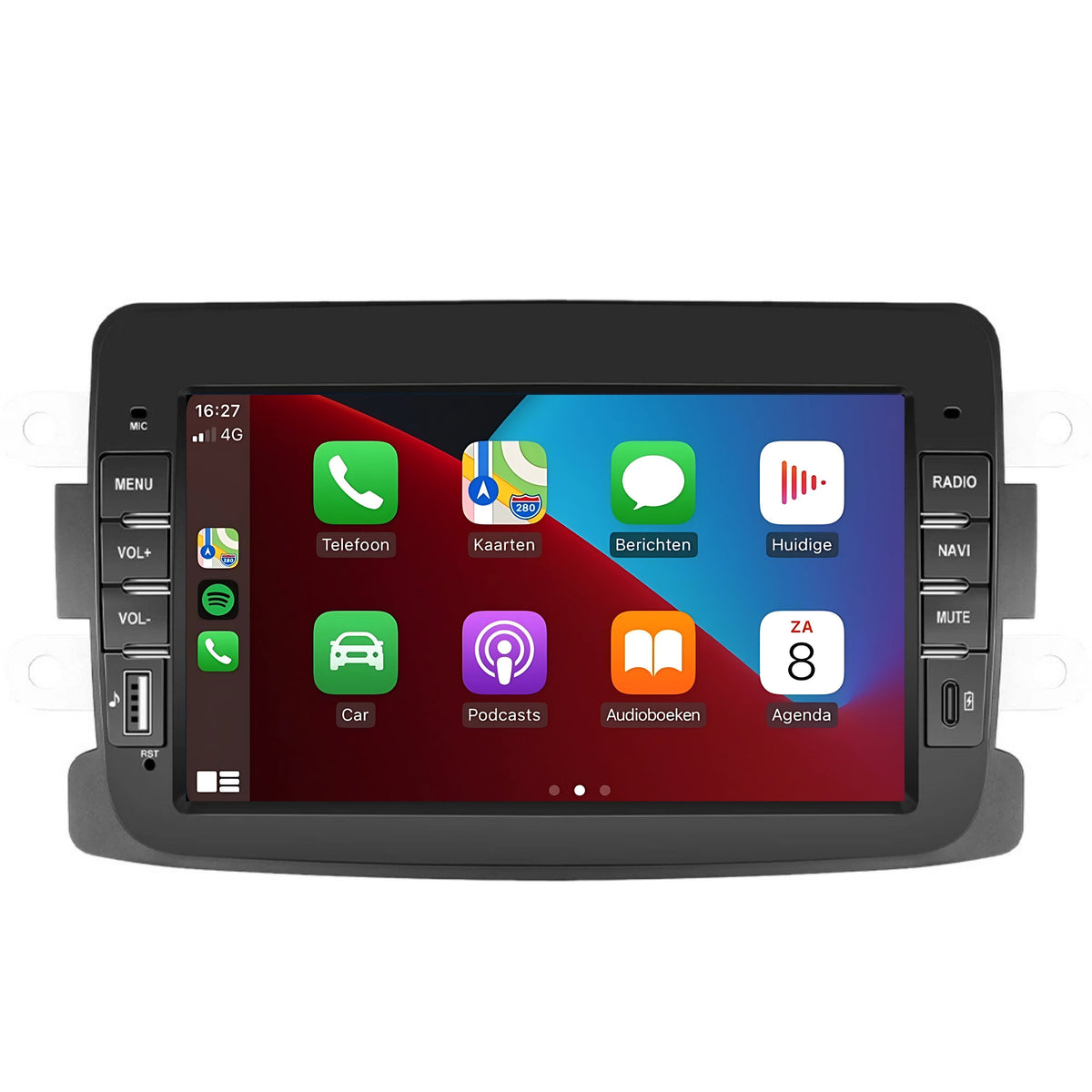 Denago DNG-1139L multimediasysteem voor Dacia Logan (2012–2020), afbeelding 2