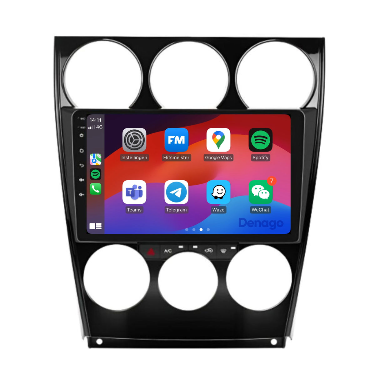 Denago DNG-A130 multimediasysteem voor Mazda 6 (2002–2007)