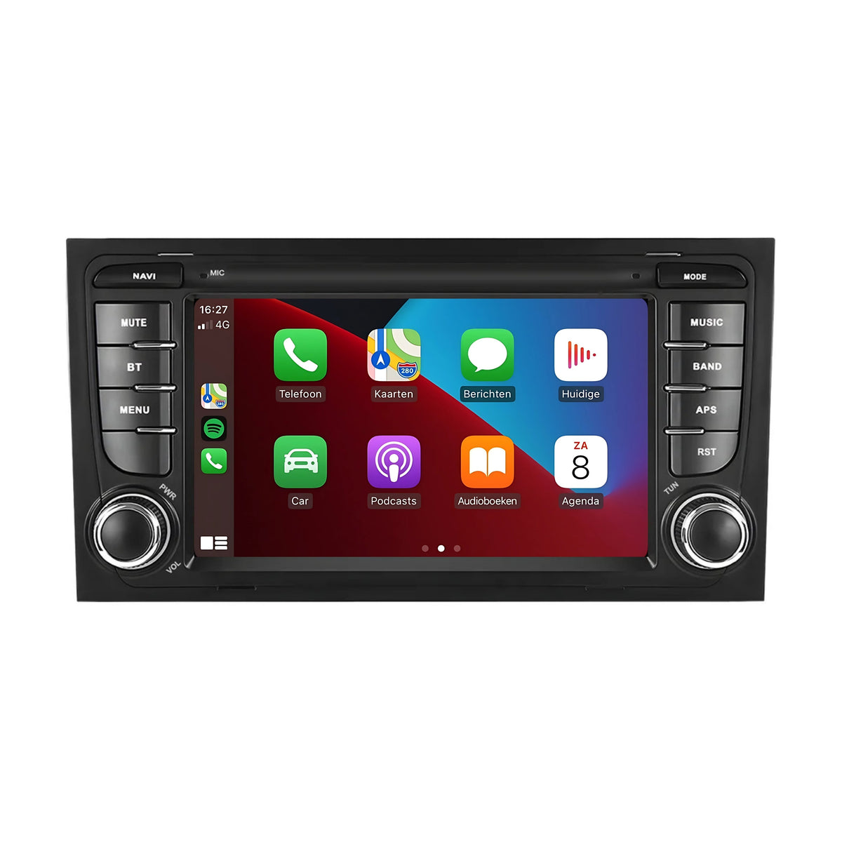 Denago DNG-4702 multimediasysteem voor Audi A4, RS4 en S4 (2000–2009), afbeelding 3