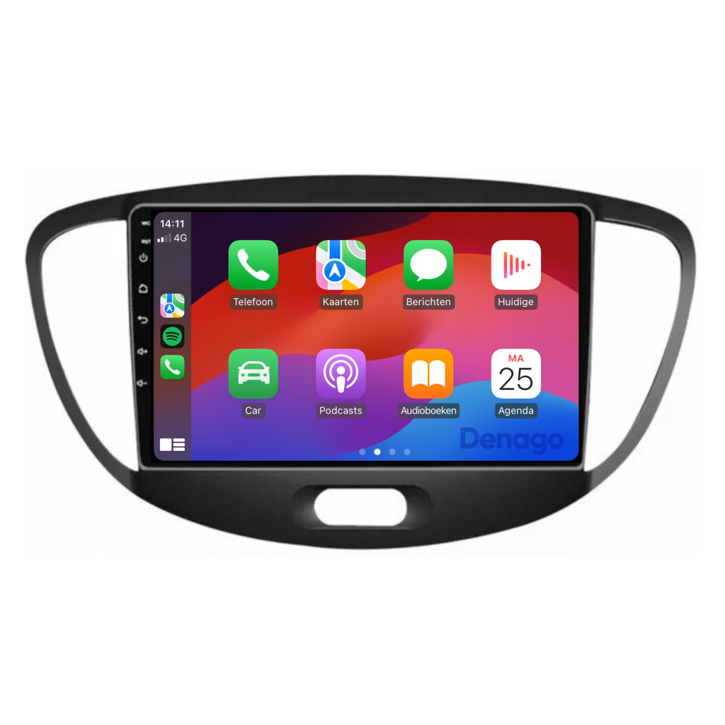 Denago DNG-A67 multimediasysteem voor Hyundai i10 (2008–2013), afbeelding 4