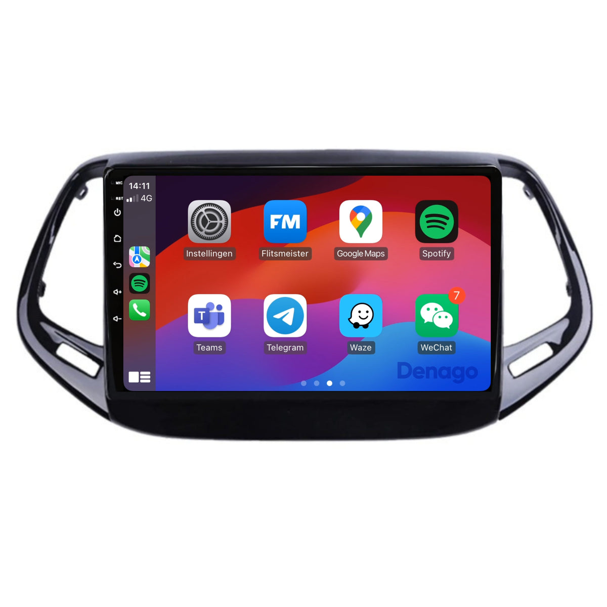 Denago DNG-A122 multimediasysteem voor Jeep Compass (2017–2020)