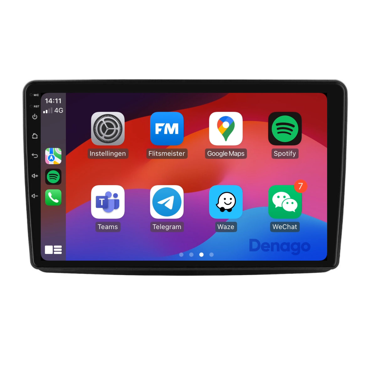 Denago DNG-A81 multimediasysteem voor Fiat Panda (2003–2012)