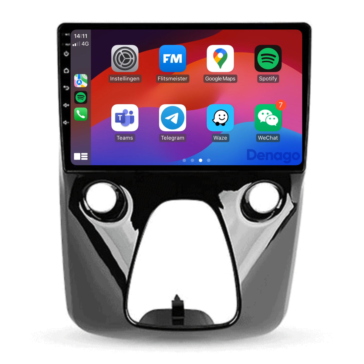 Denago DNG-A265 multimediasysteem voor Peugeot 108 (2014–2022)