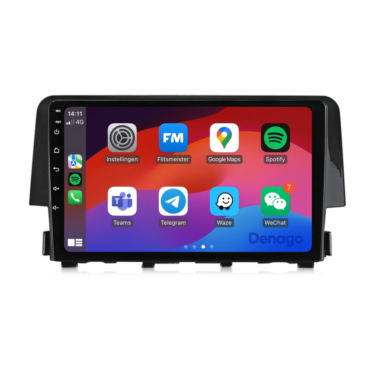 Denago DNG-A114 multimediasysteem voor Honda Civic (2016–2021)