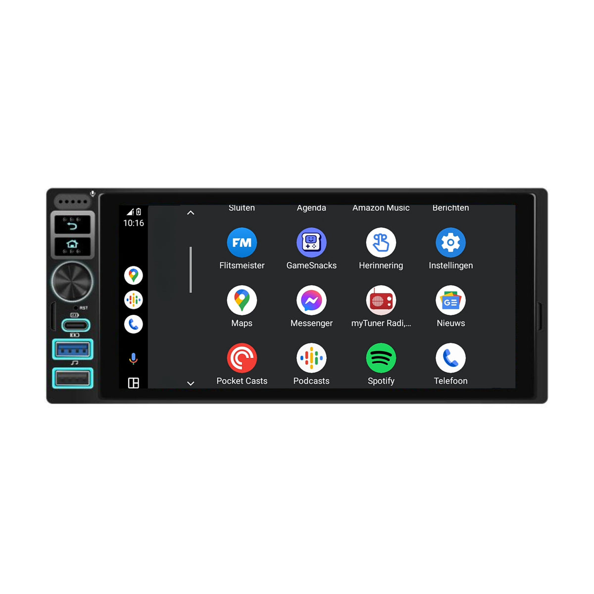 Denago DNG-0357 universele 1-DIN autoradio, afbeelding 2
