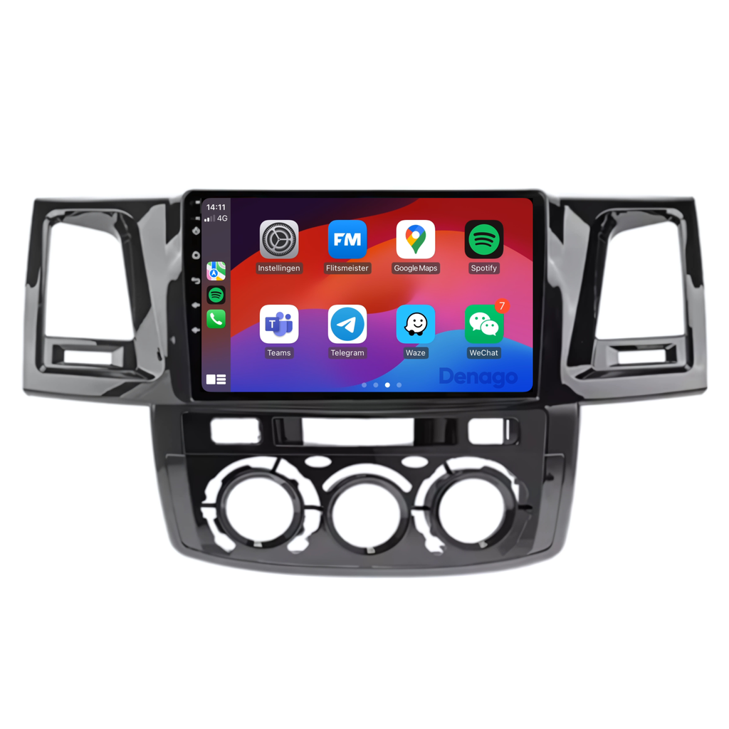 Denago DNG-A34 multimediasysteem voor Toyota Hilux (2008–2016), afbeelding 3