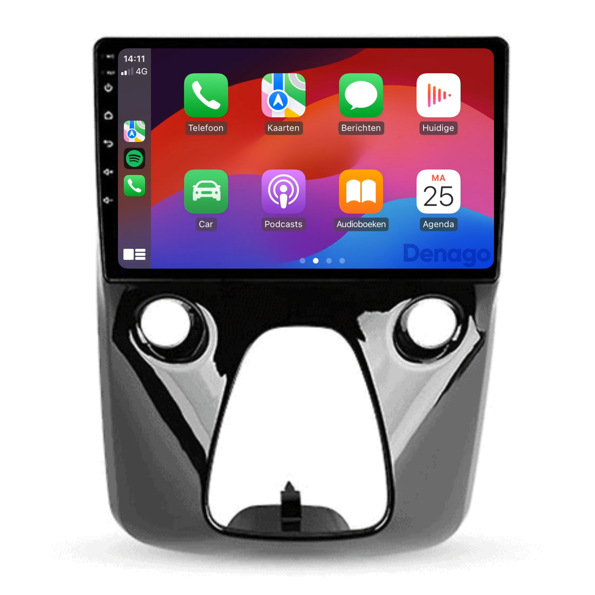 Denago DNG-A265 multimediasysteem voor Peugeot 108 (2014–2022), afbeelding 4