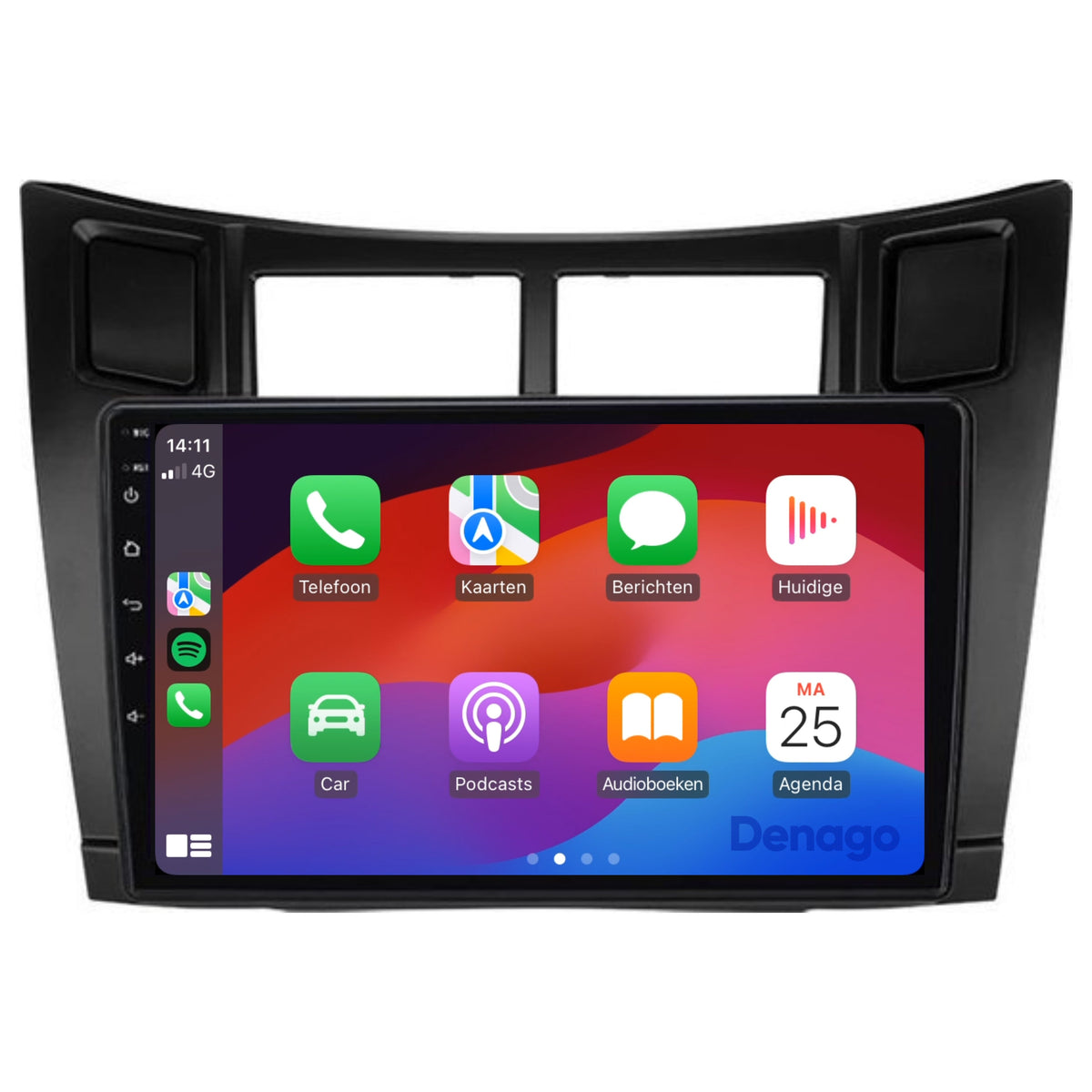 Denago DNG-A297 multimediasysteem voor Toyota Yaris (2005–2012), afbeelding 4
