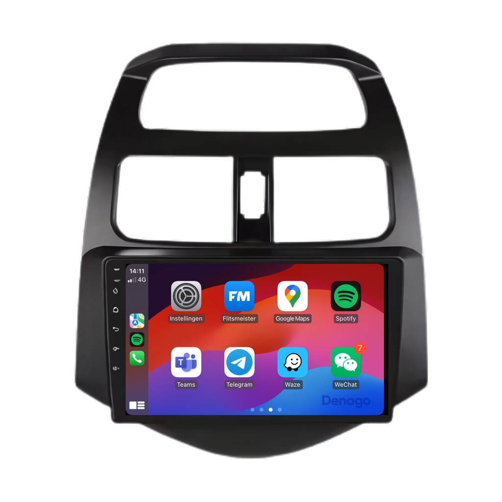 Denago DNG-A24 multimediasysteem voor Chevrolet Spark (2010–2015)
