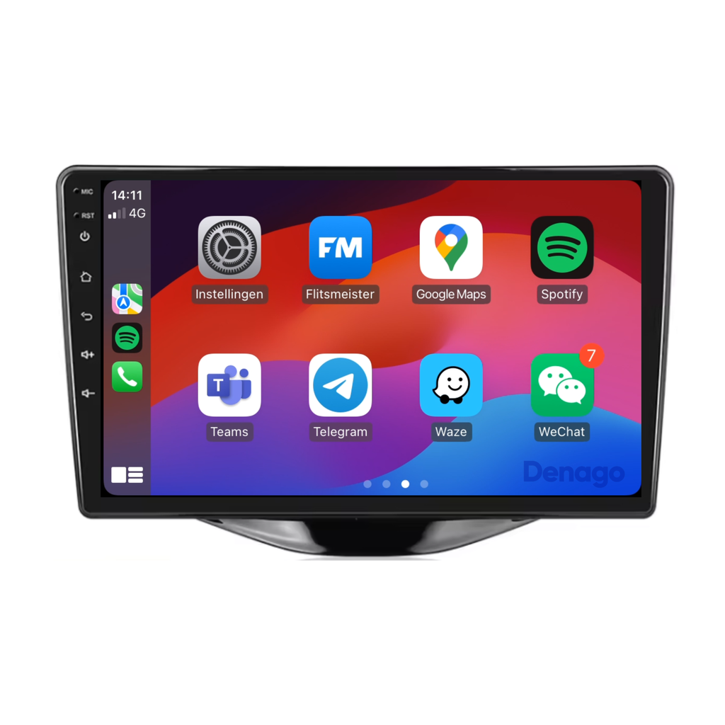 Denago DNG-A56 multimediasysteem voor Toyota Aygo (2015–2021), afbeelding 4