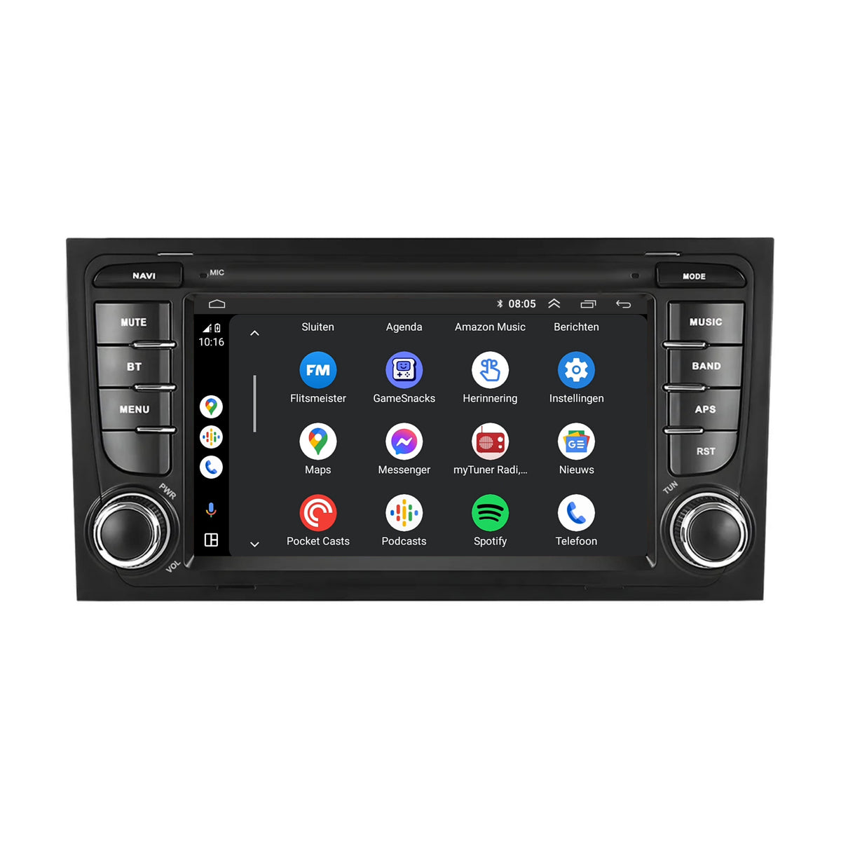 Denago DNG-4702 multimediasysteem voor Audi A4, RS4 en S4 (2000–2009), afbeelding 2
