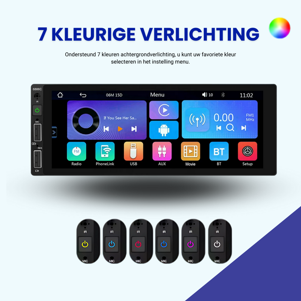 Denago DNG-1146 universele 1-DIN autoradio, afbeelding 4