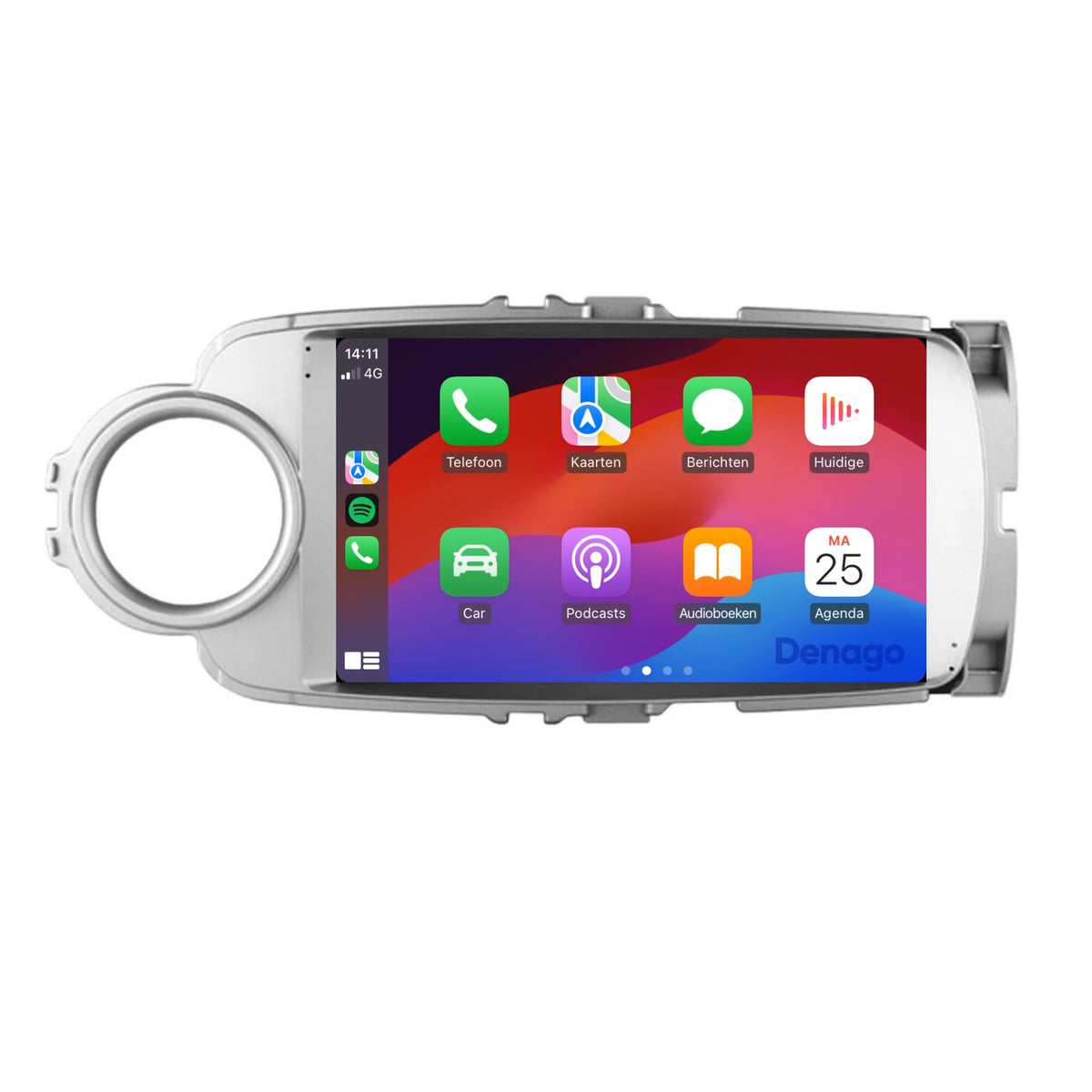 Denago DNG-A286 multimediasysteem voor Toyota Yaris (2011–2019), afbeelding 4
