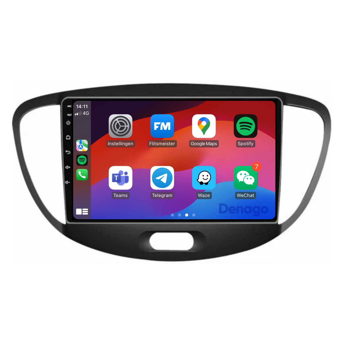 Denago DNG-A67 multimediasysteem voor Hyundai i10 (2008–2013)