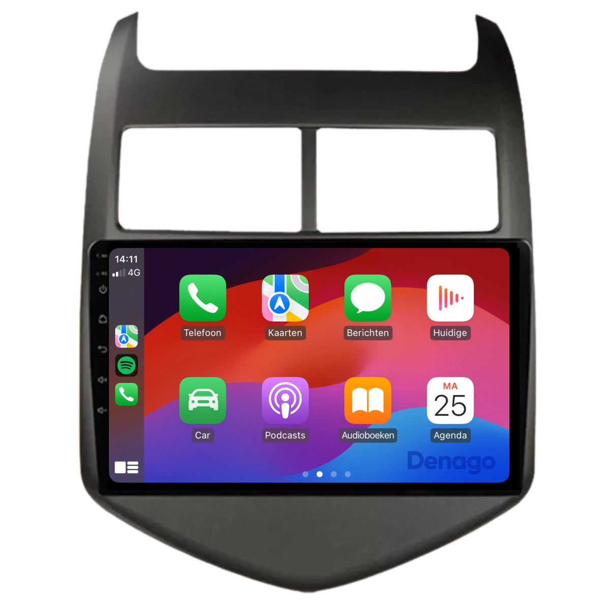 Denago DNG-A129 multimediasysteem voor Chevrolet Aveo (2013–2015), afbeelding 4