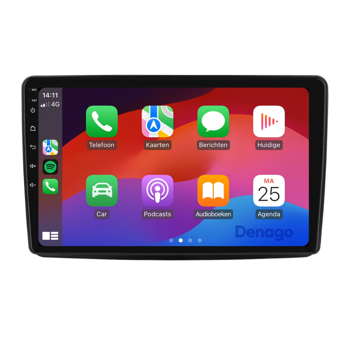 Denago DNG-A81 multimediasysteem voor Fiat Panda (2003–2012), afbeelding 2