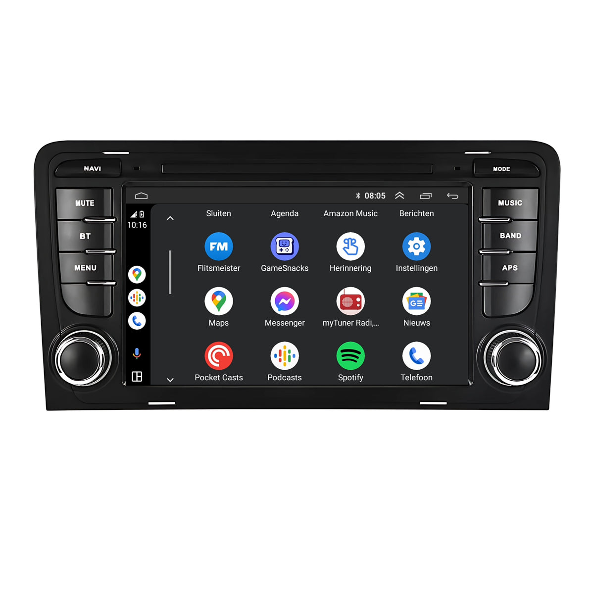 Denago DNG-0764 multimediasysteem voor Audi A3, RS3 en S3 (2004–2013), afbeelding 4
