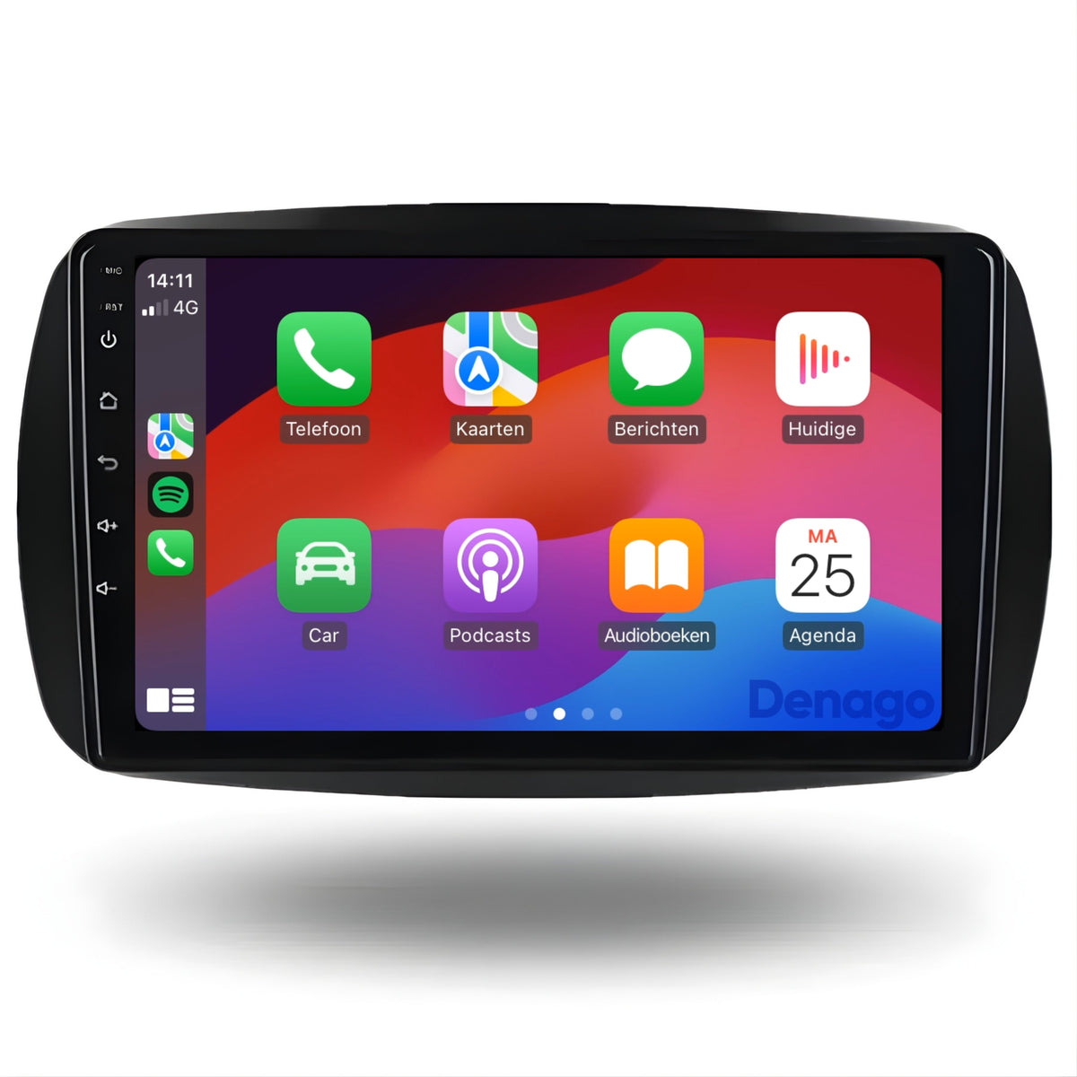 Denago DNG-A197 multimediasysteem voor Smart Forfour en Fortwo (2015–2019), afbeelding 4