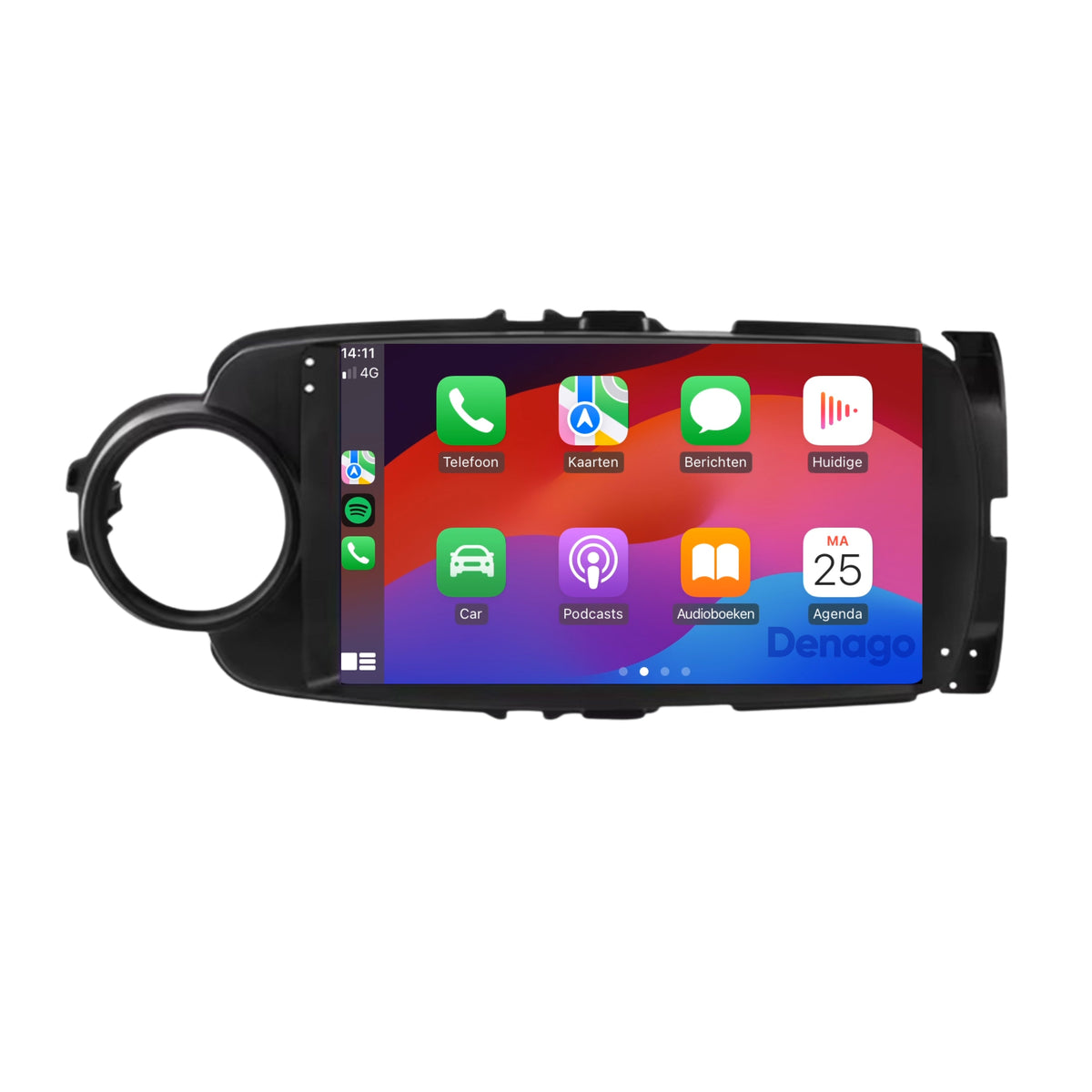 Denago DNG-A287 multimediasysteem voor Toyota Yaris (2011–2019), afbeelding 4