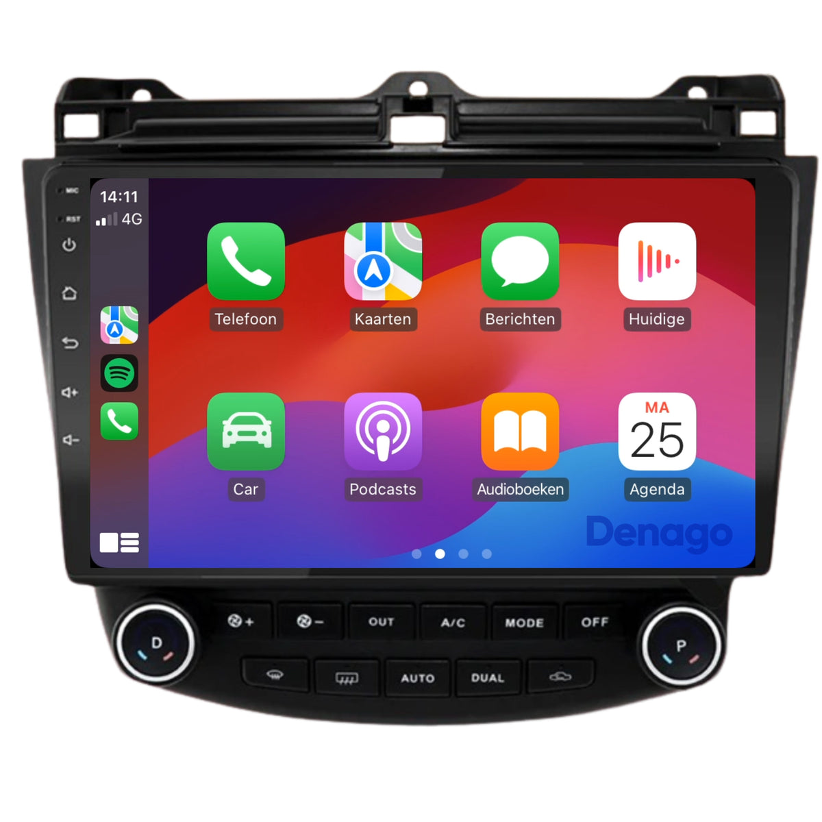 Denago DNG-A168 multimediasysteem voor Honda Accord (2003–2008), afbeelding 4