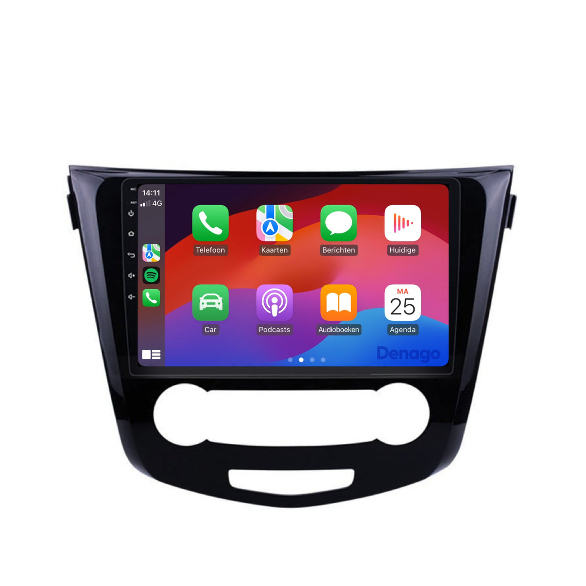 Denago DNG-A108 multimediasysteem voor Nissan Qashqai (2014–2021), afbeelding 4