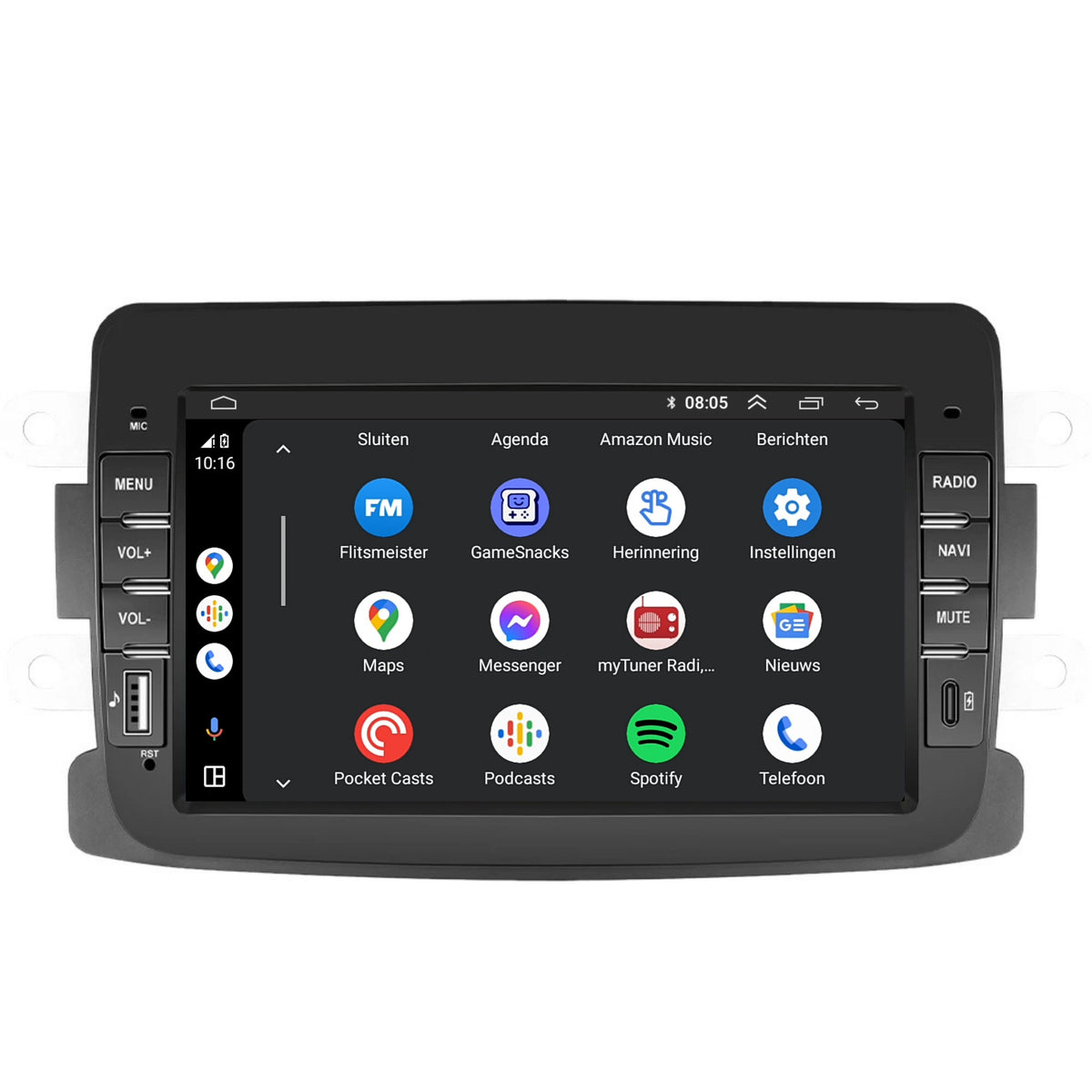 Denago DNG-1139LO multimediasysteem voor Dacia Lodgy (2012–2020), afbeelding 3