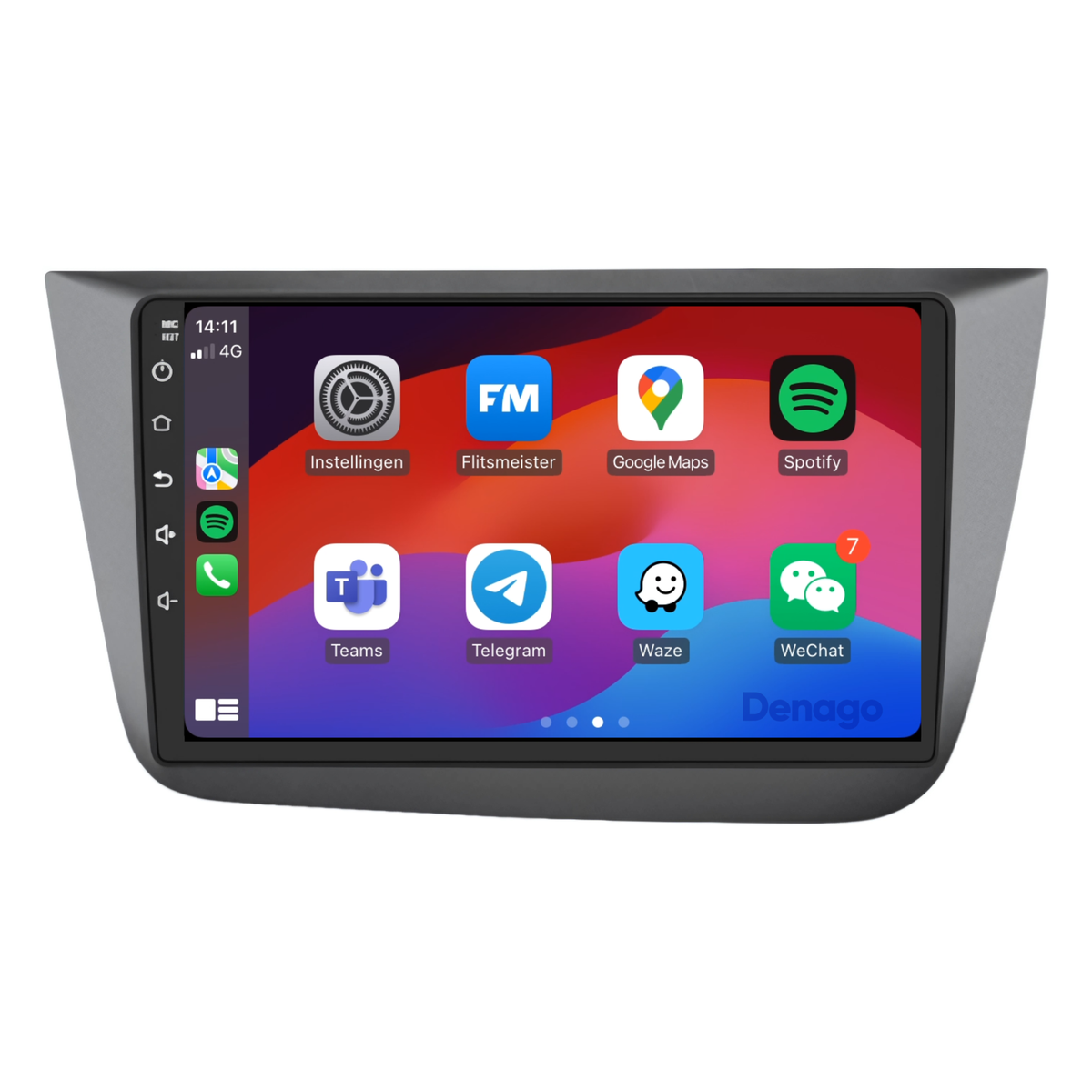 Denago DNG-A38 multimediasysteem voor Seat Altea (2004–2015), afbeelding 3