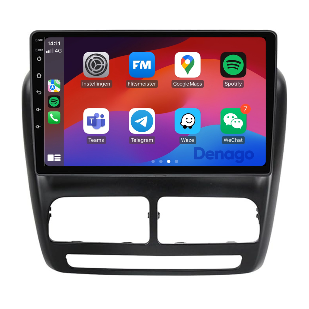 Denago DNG-A213 multimediasysteem voor Fiat Doblo (2010–2014)