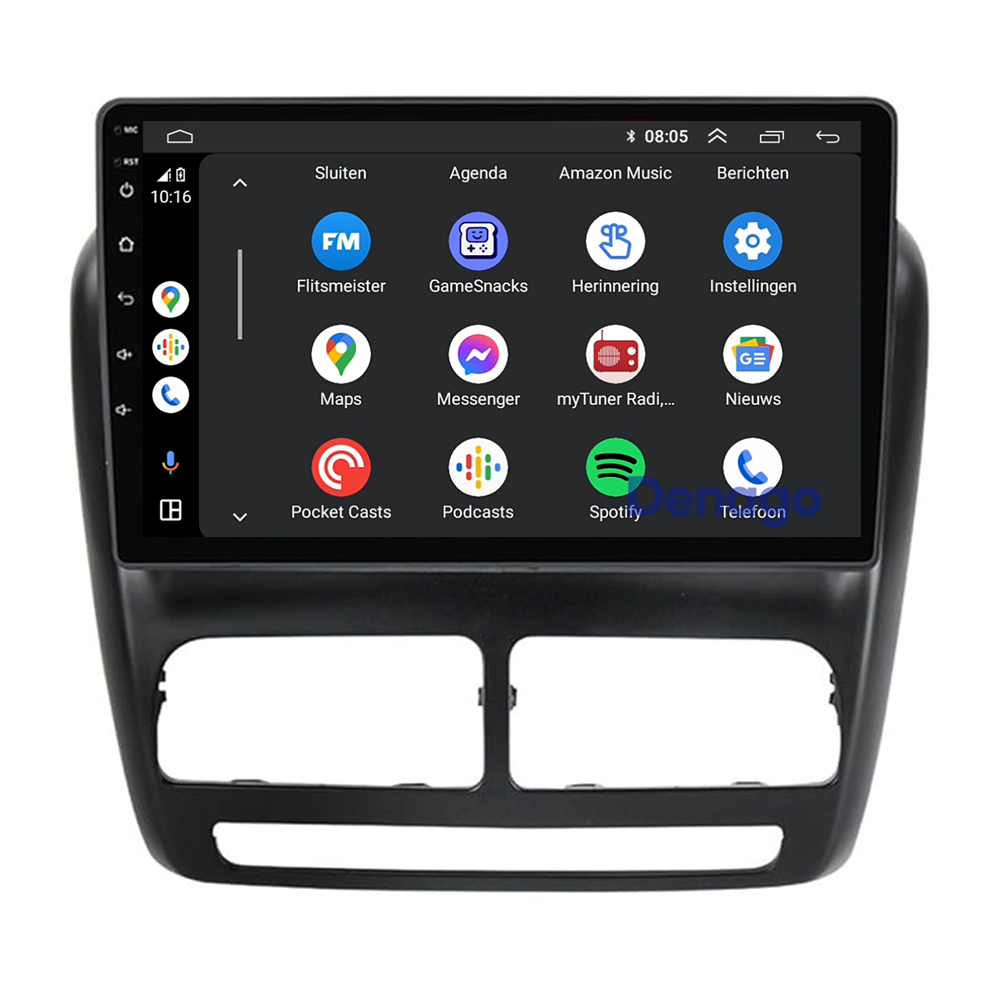 Denago DNG-A213 multimediasysteem voor Fiat Doblo (2010–2014), afbeelding 3