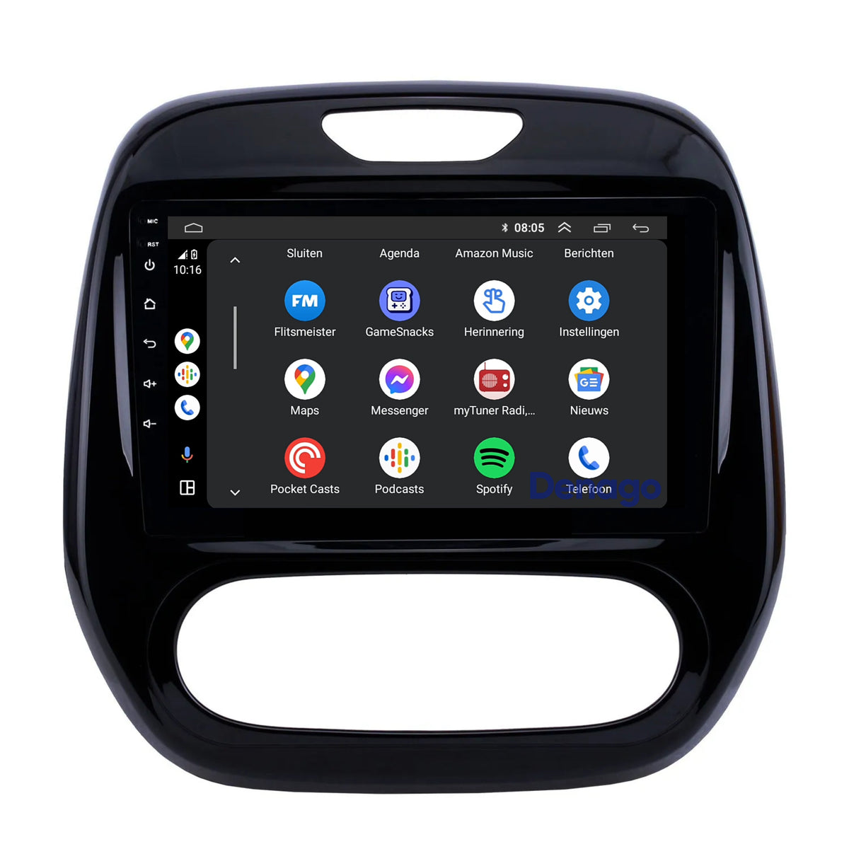 Denago DNG-A182 multimediasysteem voor Renault Captur (2013–2017), afbeelding 4