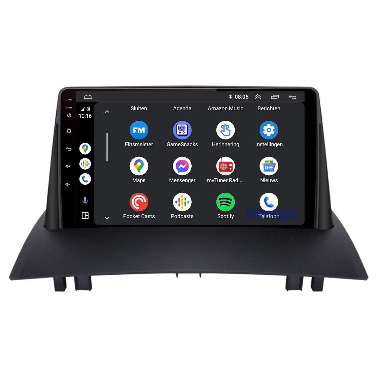 Denago DNG-A175 multimediasysteem voor Renault Mégane 2 (2003–2008), afbeelding 5