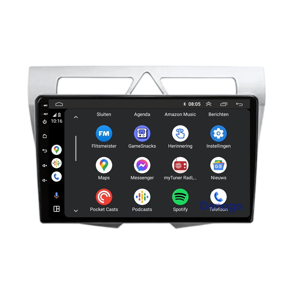 Denago DNG-A88 multimediasysteem voor Kia Picanto (2008–2010), afbeelding 3